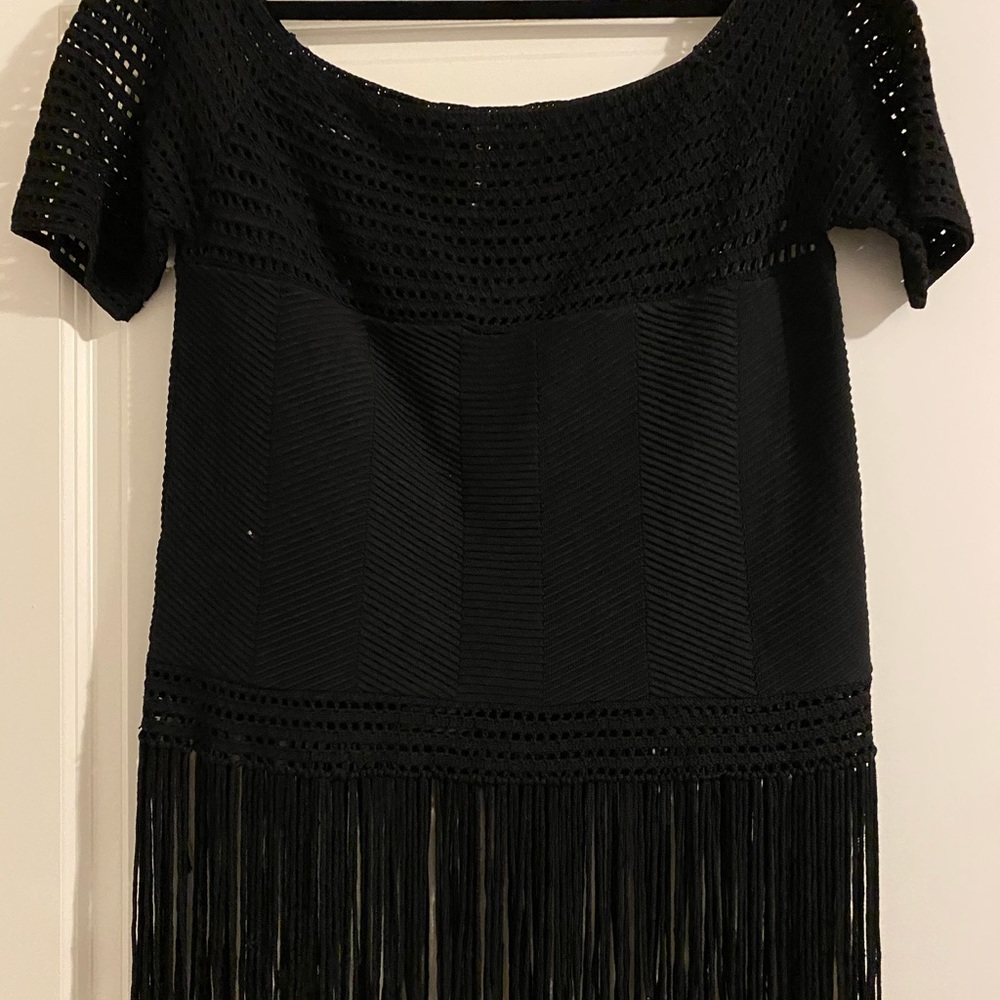 Yoana Baraschi fringe top